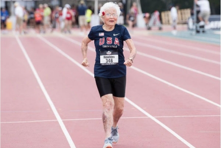 101-летняя американка побила мировой рекорд в забеге на 100 метров