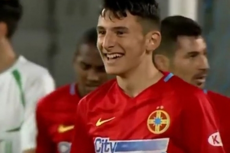 14-летний форвард забил гол в дебютном матче за «Стяуа»