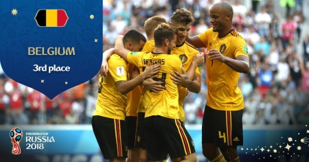 Сборная Бельгии выиграла матч за 3-е место на чемпионате мира