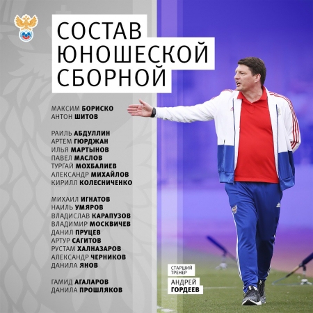 Объявлен состав сборной России на Элитный раунд Евро-2019