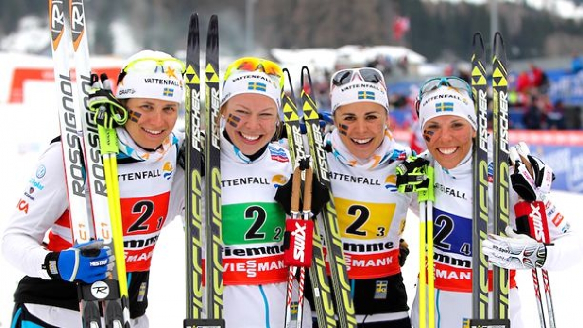 Сборная Швеции – фаворит женской эстафеты на чемпионате мира