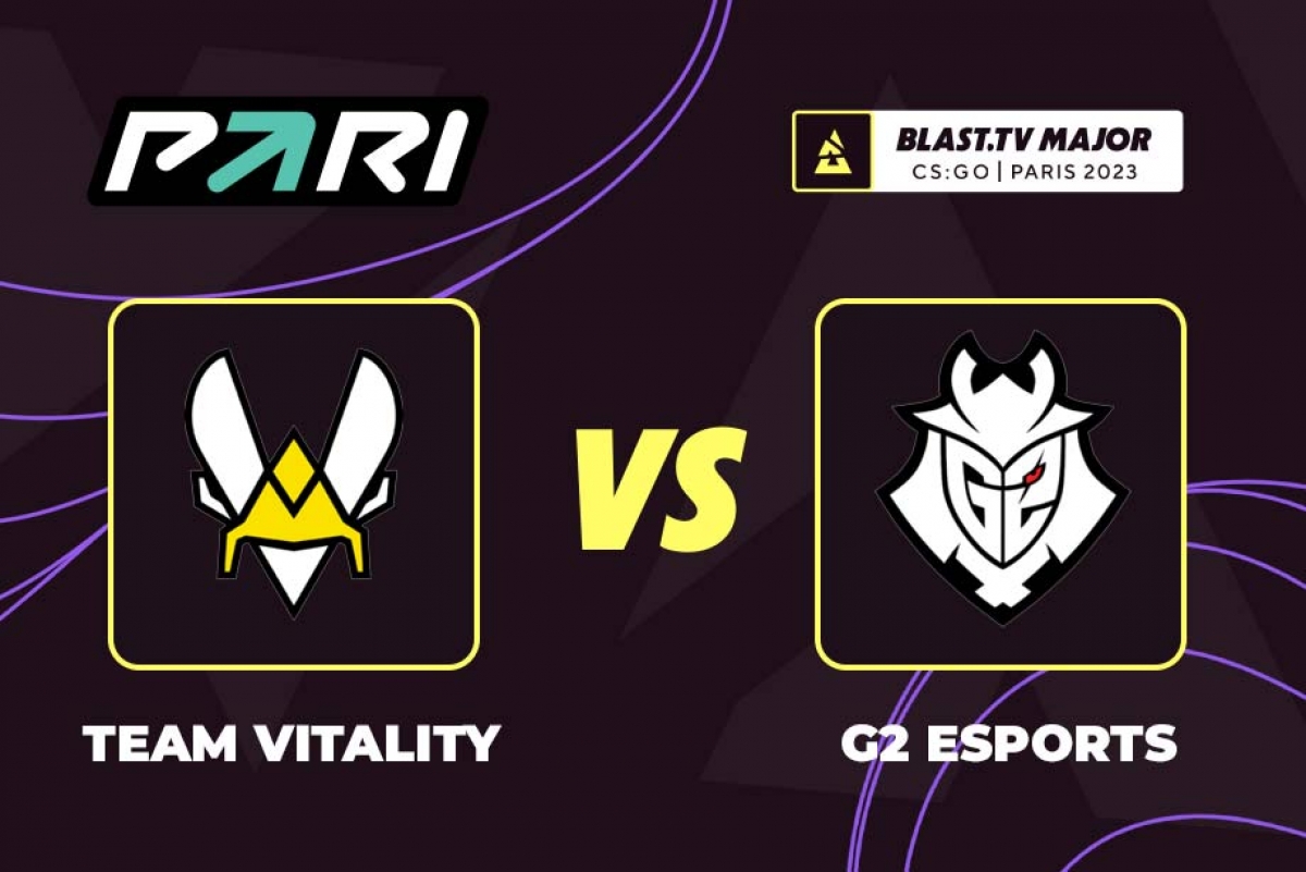 83% клиентов БК PARI поставили на победу G2 над Vitality на BLAST.tv Paris Major 2023