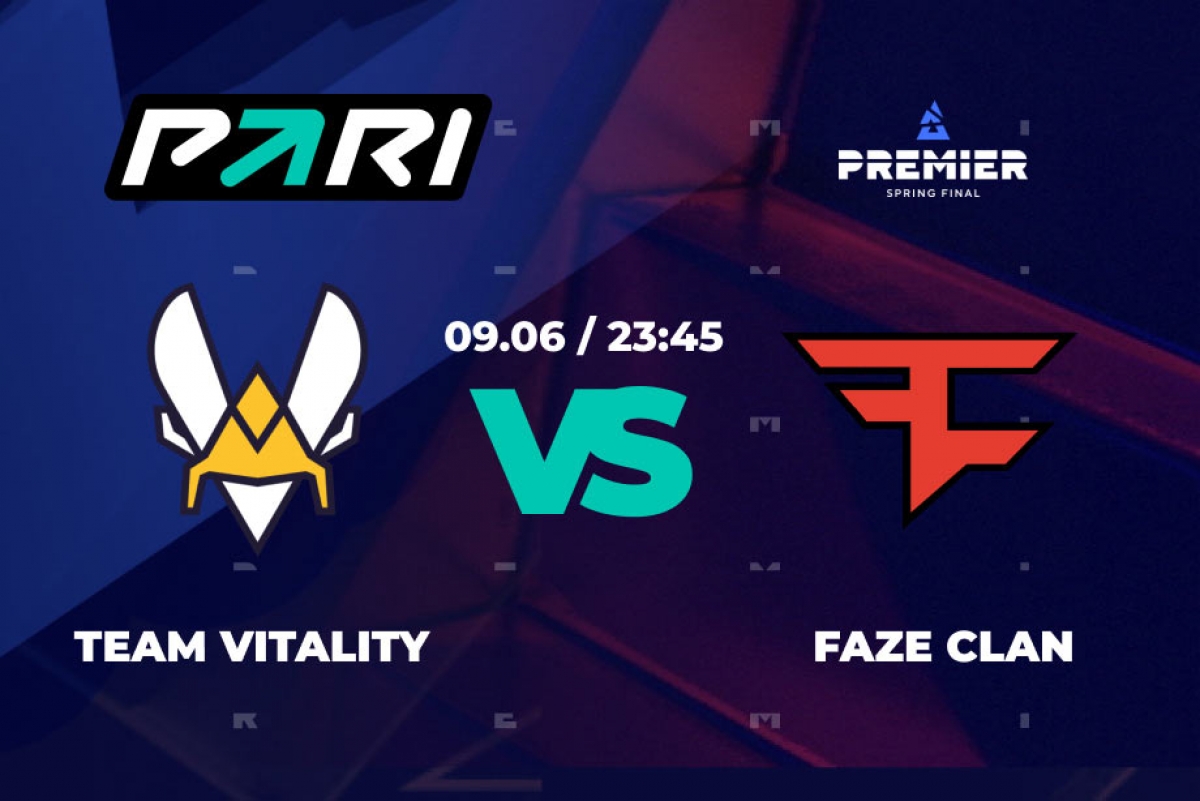 82% ставок сделано на победу Vitality против FaZe на BLAST Premier: Spring Final 2023