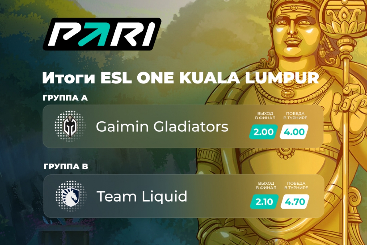 Gladiators — фавориты ESL One Kuala Lumpur 2023 по Dota 2