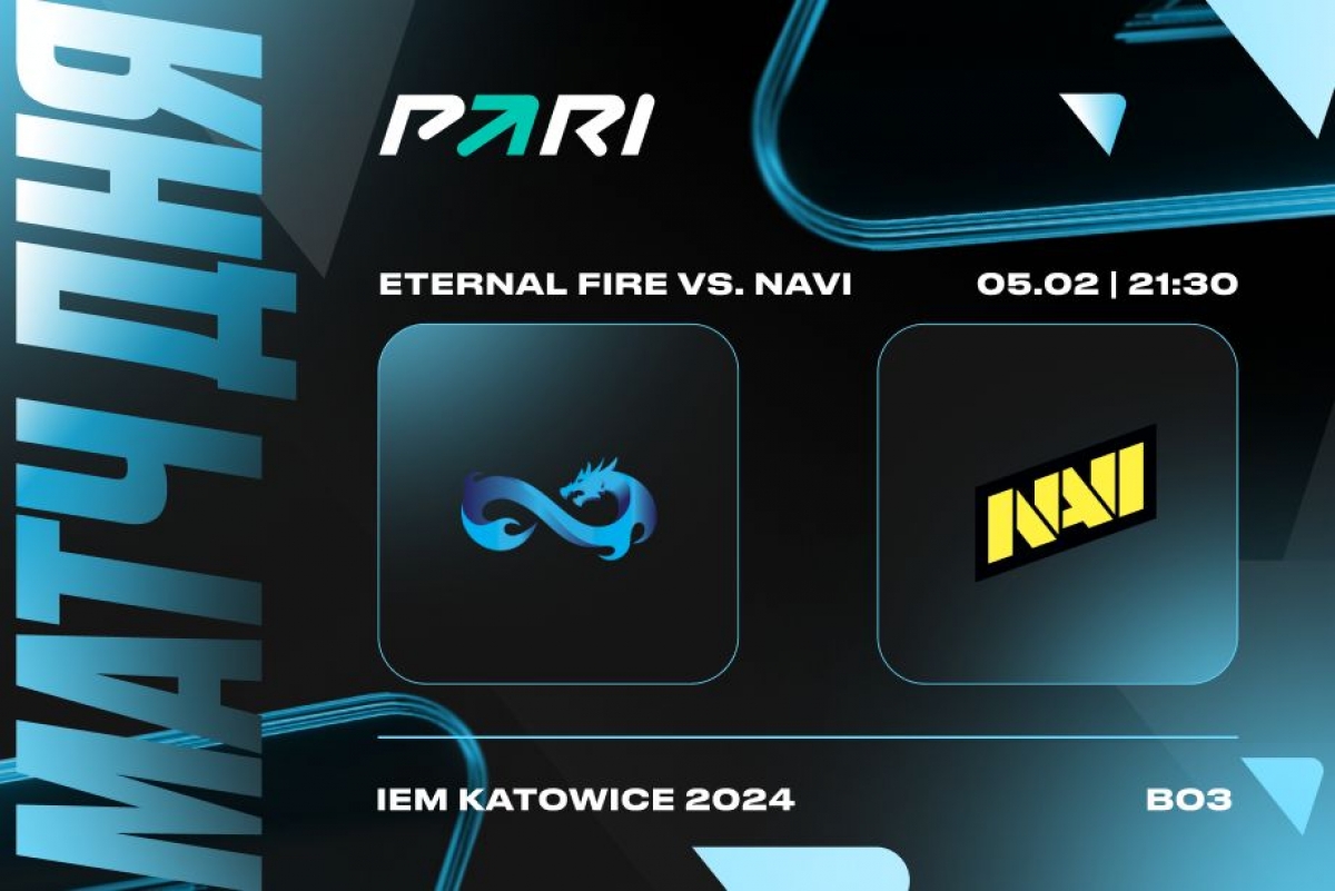 Natus Vincere выбьют Eternal Fire из IEM Katowice 2024 по CS2