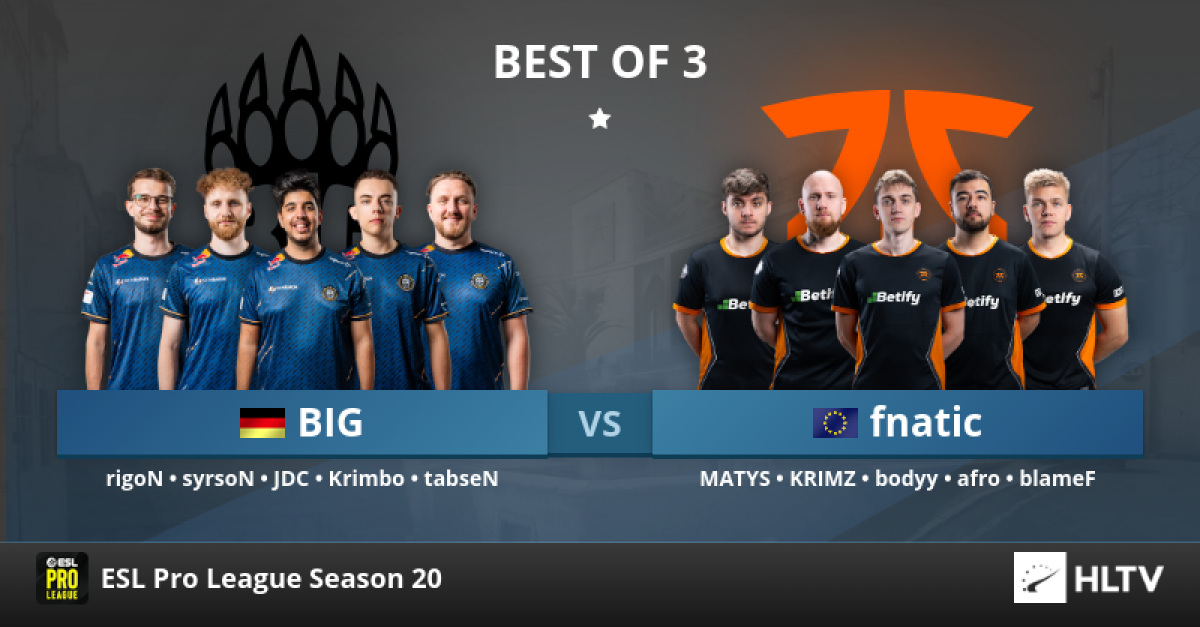 BIG – Fnatic, прогнозы и ставки